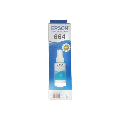 Epson 664 Cyan Ink Bottle Price in Bangladesh. Epson 664 Ink Bottle Price in BD. Epson 664 Cyan Genuine Ink Bottle Price in Bangladesh.