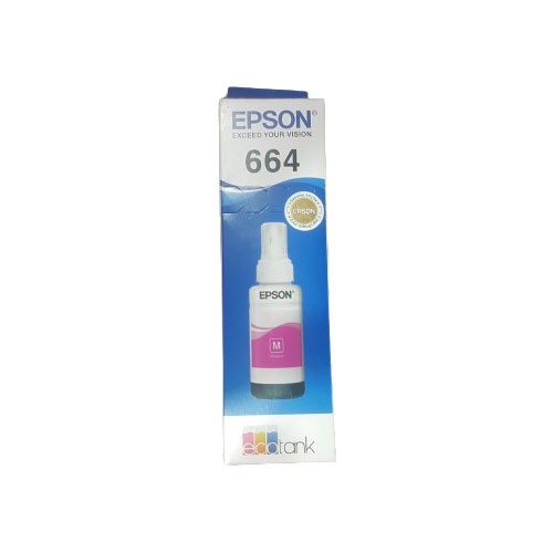 Epson 664 Magenta Ink Bottle Price in Bangladesh. Epson 664 Ink Bottle Price in BD. Epson 664 Magenta Genuine Ink Bottle Price in Bangladesh.