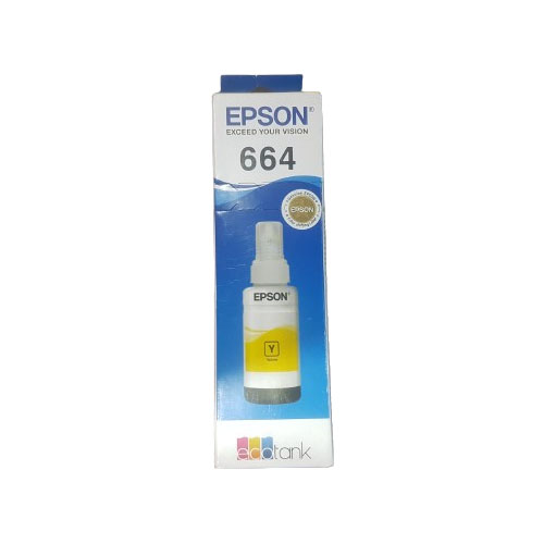 Epson 664 Yellow Ink Bottle Price in Bangladesh. Epson 664 Ink Bottle Price in BD. Epson 664 Yellow Genuine Ink Bottle Price in Bangladesh.