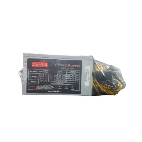 LiveTech 600 Watt Power Supply Price in Bangladesh. LiveTech 600 Watt Power Supply Price in BD.