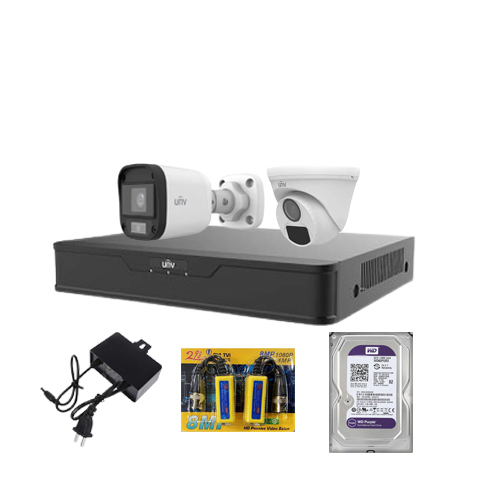 UniView 4 Camera CCTV Package Price in Bangladesh